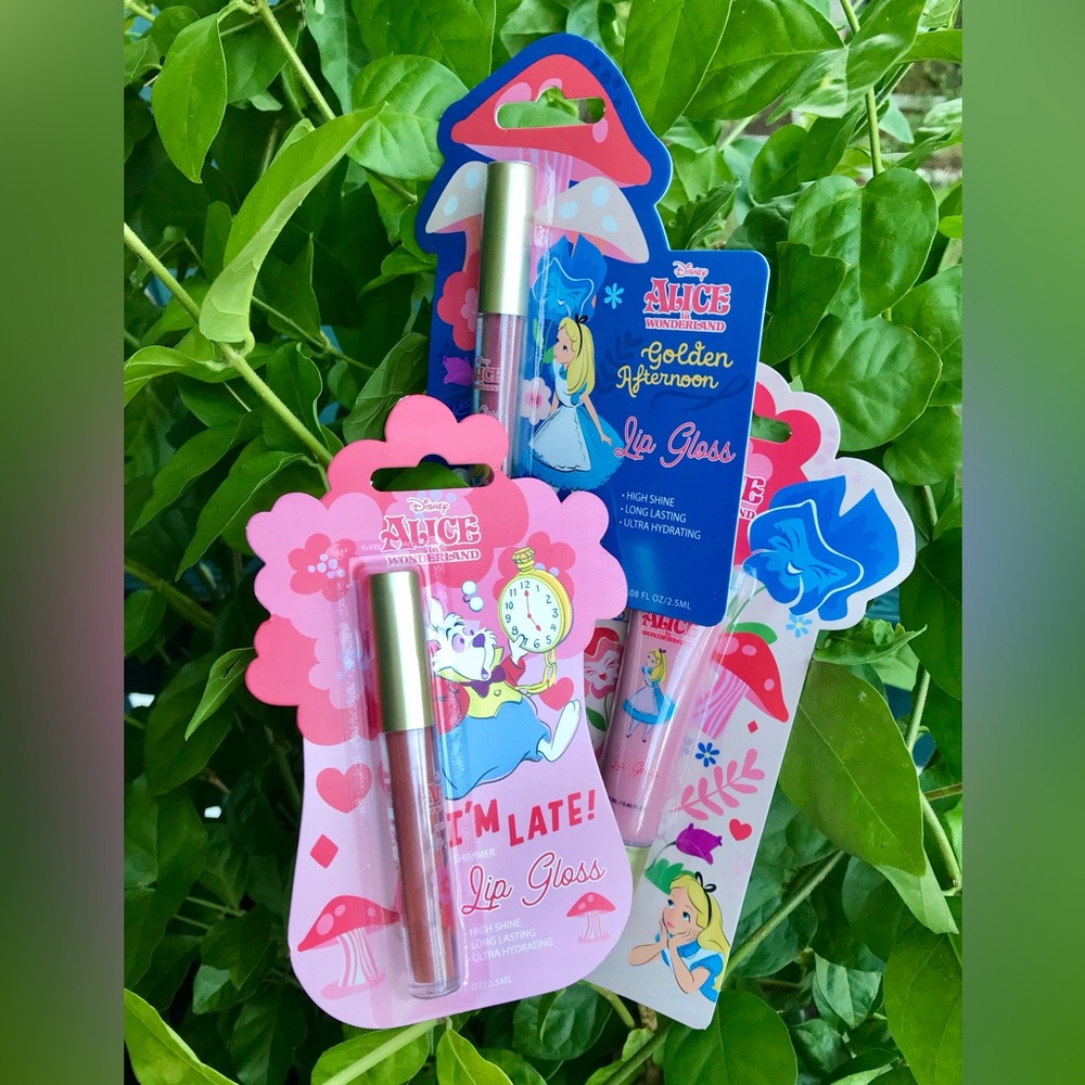 NEW Sealed ALICE IN WONDERLAND Cosmetics Lip Gloss Tinted Movie Merch Gift